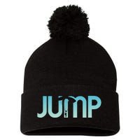 Skydiving Love Base Jumping For Skydivers Pom Pom 12in Knit Beanie