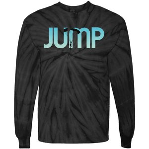 Skydiving Love Base Jumping For Skydivers Tie-Dye Long Sleeve Shirt