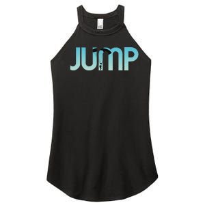 Skydiving Love Base Jumping For Skydivers Women's Perfect Tri Rocker Tank