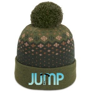 Skydiving Love Base Jumping For Skydivers The Baniff Cuffed Pom Beanie