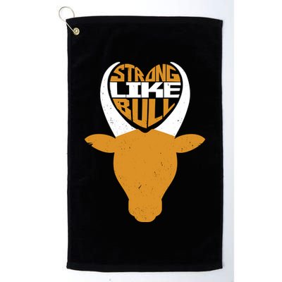 Strong Like Bull Golf Towel