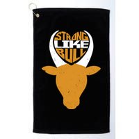 Strong Like Bull Golf Towel