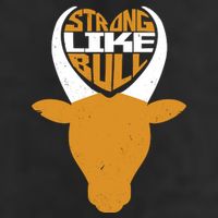 Strong Like Bull Golf Towel