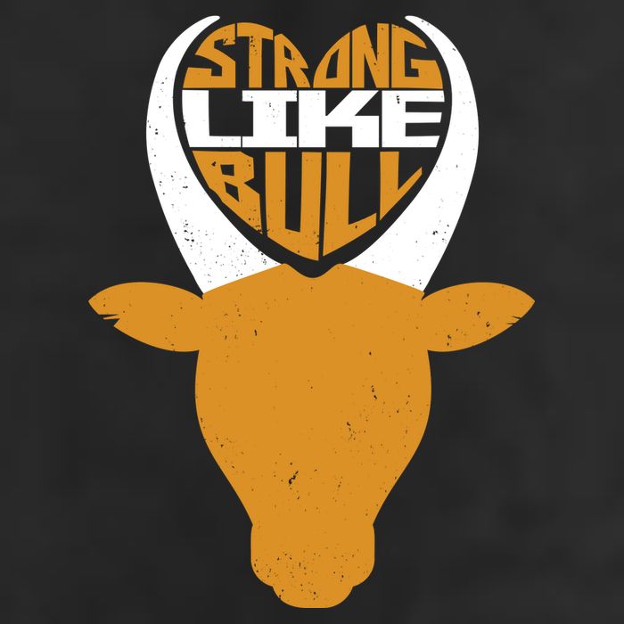 Strong Like Bull Golf Towel