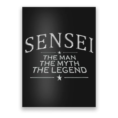 Sensei Legend Best Sensei Gift Poster