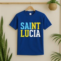 Saint Lucia Bold Color Block T-Shirt