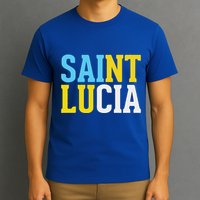 Saint Lucia Bold Color Block T-Shirt