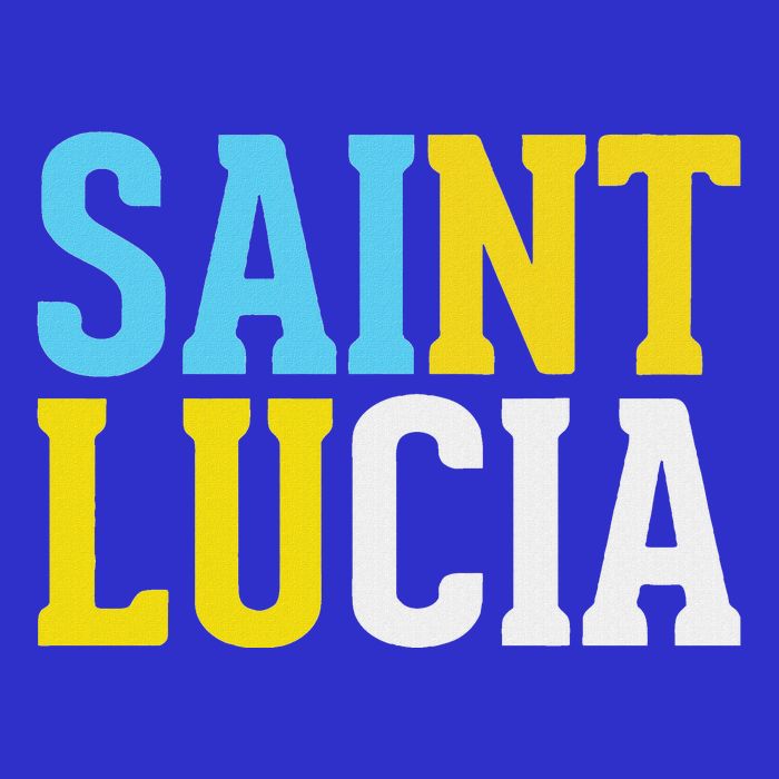 Saint Lucia Bold Color Block T-Shirt