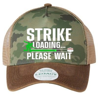 Strike Loading Bowling Bowler Player Funny Trending Legacy Tie Dye Trucker Hat