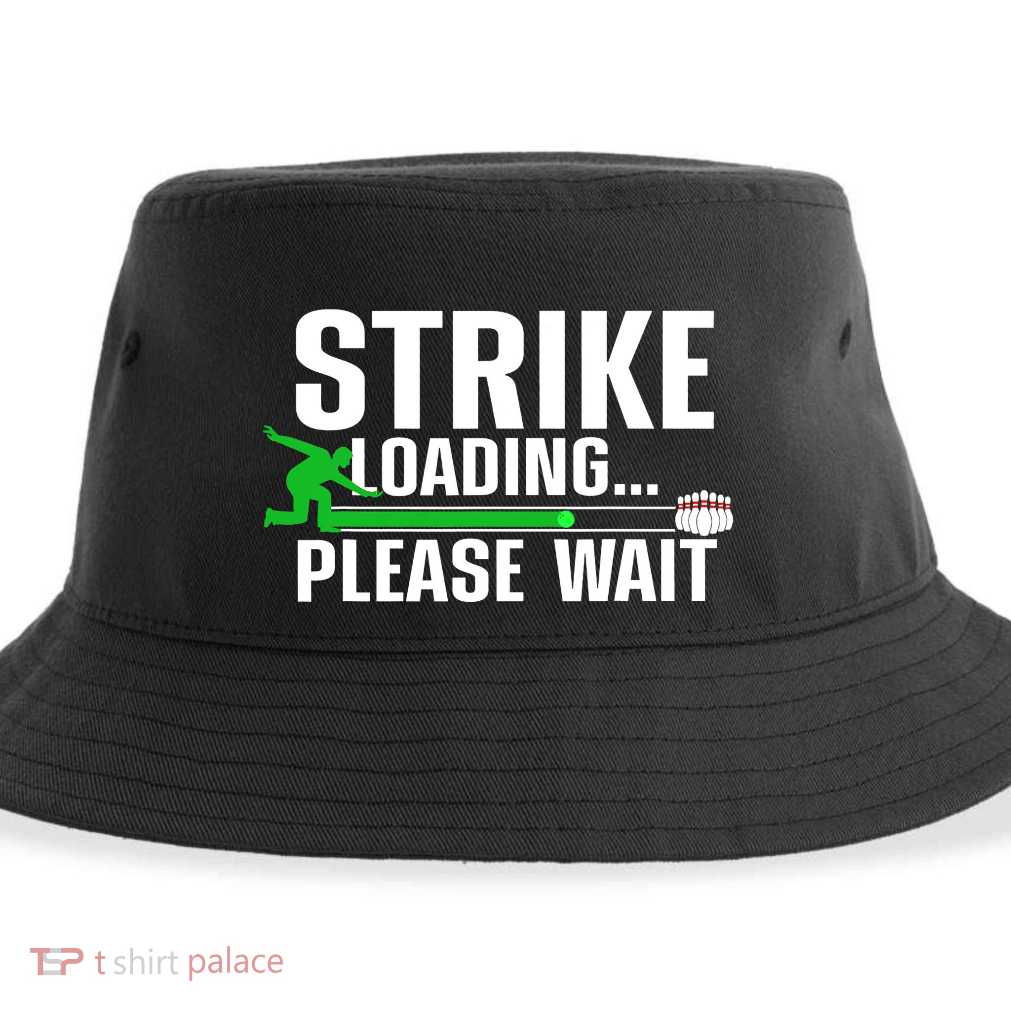 Strike Loading Bowling Bowler Player Funny Trending Sustainable Bucket Hat