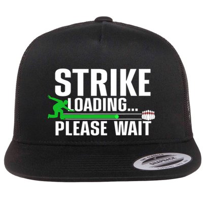 Strike Loading Bowling Bowler Player Funny Trending Flatbill Hat