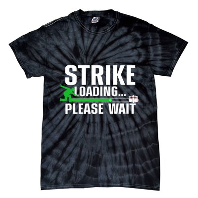 Strike Loading Bowling Bowler Player Funny Trending Tie-Dye T-Shirt