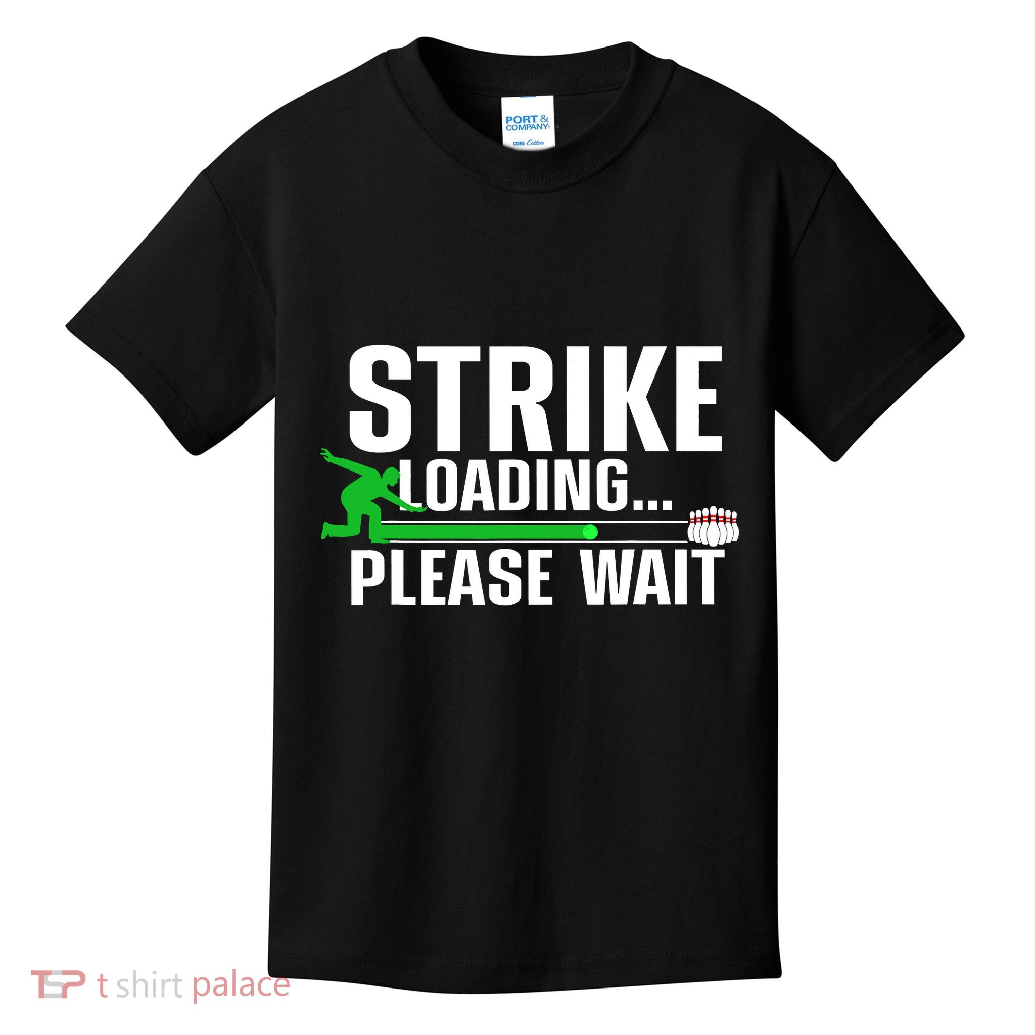 Strike Loading Bowling Bowler Player Funny Trending Kids T-Shirt