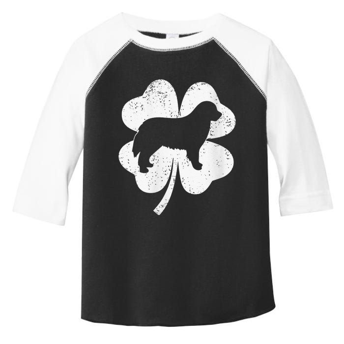 Shamrock Leaf Bernese Mountain Dog St. Patrick's Day Toddler Fine Jersey T-Shirt