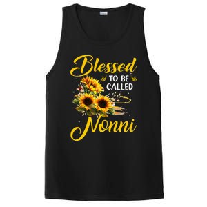 Sunflower Lovers Blessed to be called Nonni Mother's Day PosiCharge Competitor Tank