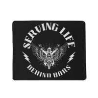 Serving Life Behind Bars Motorcycle Apparel Motorcycle Mousepad