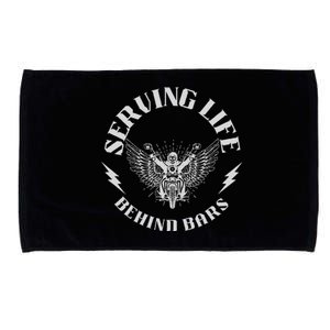 Serving Life Behind Bars Motorcycle Apparel Motorcycle Microfiber Hand Towel