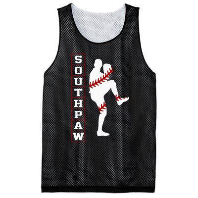 Southpaw Lefty Baseball Left Handed Funny Pitcher Player Fan Mesh Reversible Basketball Jersey Tank