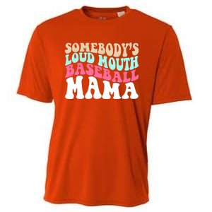 Somebody's Loudmouth Basketball Mama Mothers Day Cooling Performance Crew T-Shirt