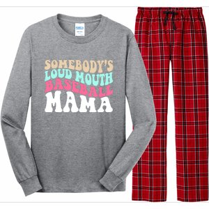 Somebody's Loudmouth Basketball Mama Mothers Day Long Sleeve Pajama Set