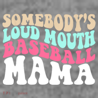 Somebody's Loudmouth Basketball Mama Mothers Day Baby Bodysuit