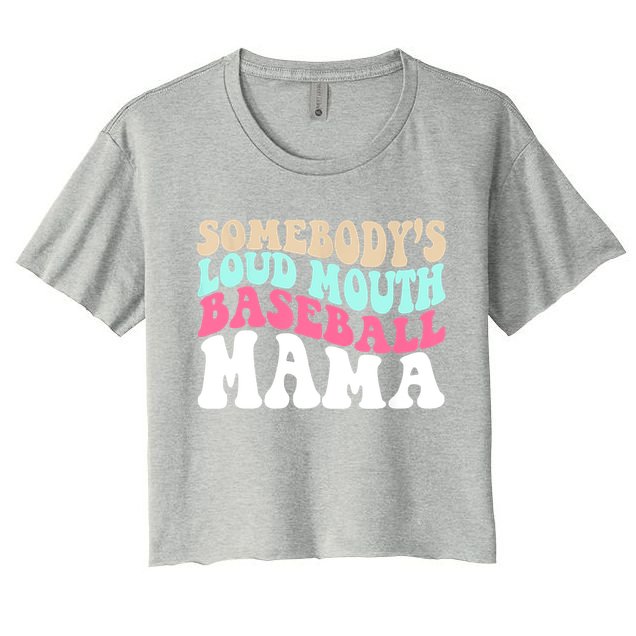 Somebody's Loudmouth Basketball Mama Mothers Day Crop Top