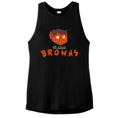 St. Louis Browns Major League Baseball Team 1902 Ladies PosiCharge Tri-Blend Wicking Tank