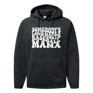 Somebody's Loudmouth Basketball Mama,basketball Mothers Day Performance Fleece Hoodie