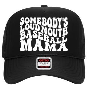 Somebody's Loudmouth Basketball Mama,basketball Mothers Day High Crown Mesh Back Trucker Hat