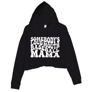 Somebody's Loudmouth Basketball Mama,basketball Mothers Day Crop Fleece Hoodie