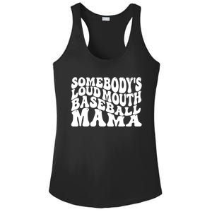 Somebody's Loudmouth Basketball Mama,basketball Mothers Day Ladies PosiCharge Competitor Racerback Tank