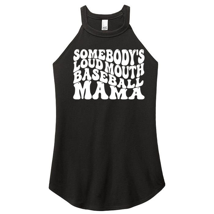 Somebody's Loudmouth Basketball Mama,basketball Mothers Day Women's Perfect Tri Rocker Tank