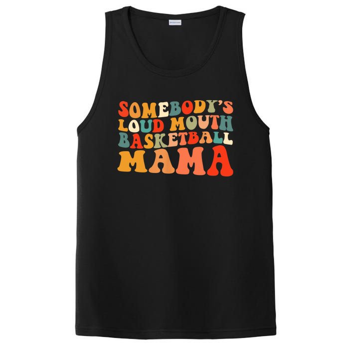 Somebody's Loudmouth Basketball Mama PosiCharge Competitor Tank