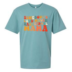 Somebody's Loudmouth Basketball Mama Sueded Cloud Jersey T-Shirt