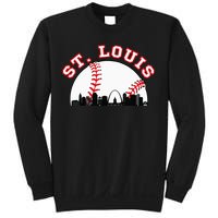 St. Louis Baseball St. Louis MO Cityscape STL Skyline Sweatshirt