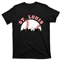 St. Louis Baseball St. Louis MO Cityscape STL Skyline T-Shirt