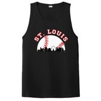 St. Louis Baseball St. Louis MO Cityscape STL Skyline PosiCharge Competitor Tank