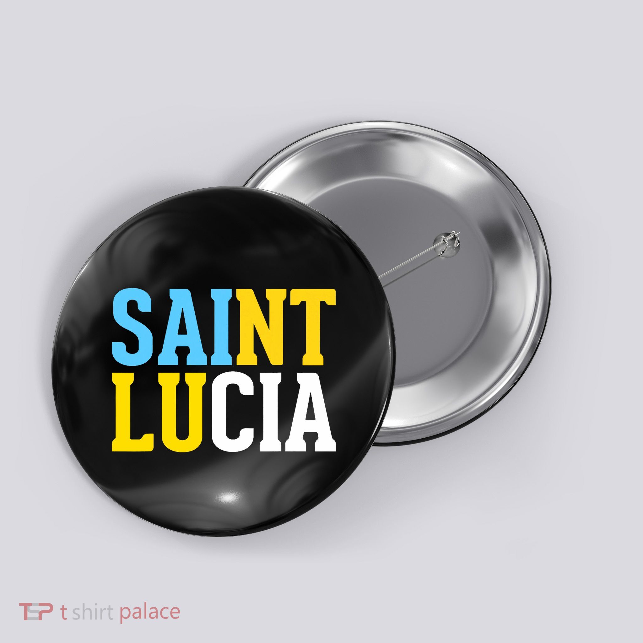 Saint Lucia Bold Color Block Button