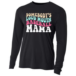 Somebody's Loudmouth Basketball Mama Mothers Day Cooling Performance Long Sleeve Crew