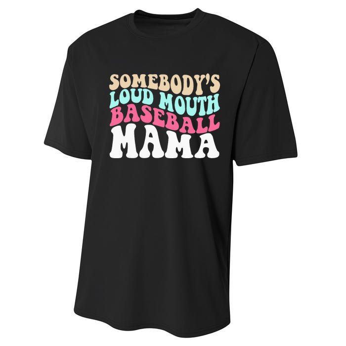 Somebody's Loudmouth Basketball Mama Mothers Day Performance Sprint T-Shirt