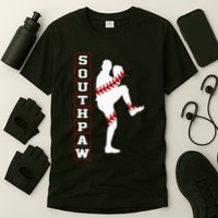 Southpaw Lefty Baseball Left Handed Funny Pitcher Player Fan T-Shirt