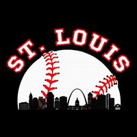 St. Louis Baseball St. Louis Mo Cityscape Stl Skyline Cooling Performance Crew T-Shirt