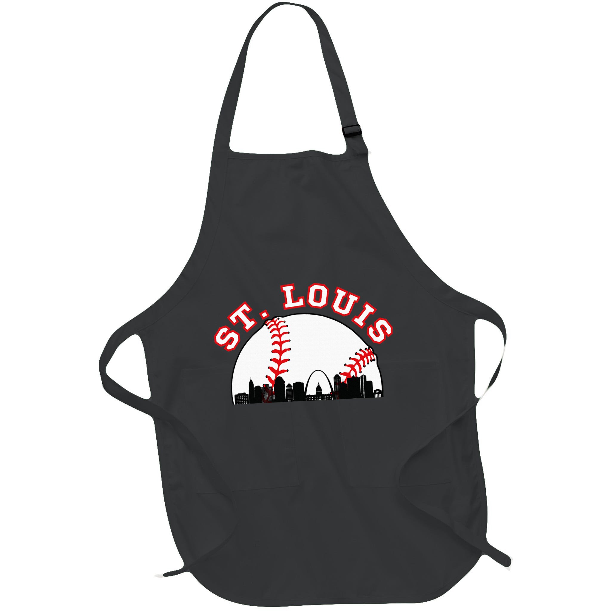 St. Louis Baseball St. Louis Mo Cityscape Stl Skyline Apron