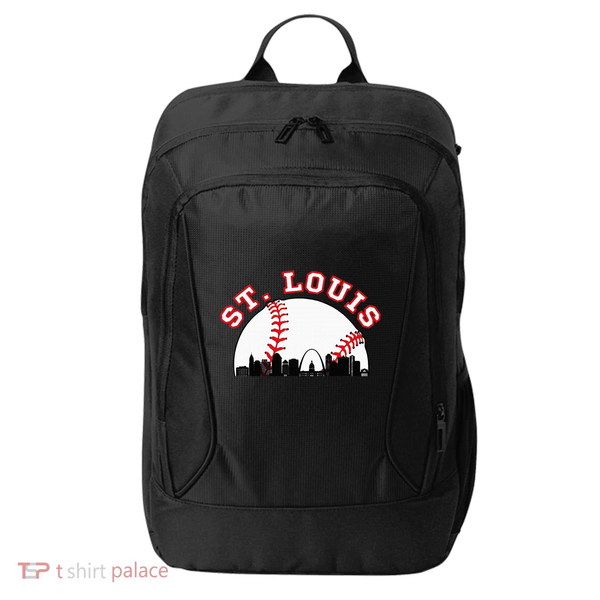 St. Louis Baseball St. Louis Mo Cityscape Stl Skyline City Backpack