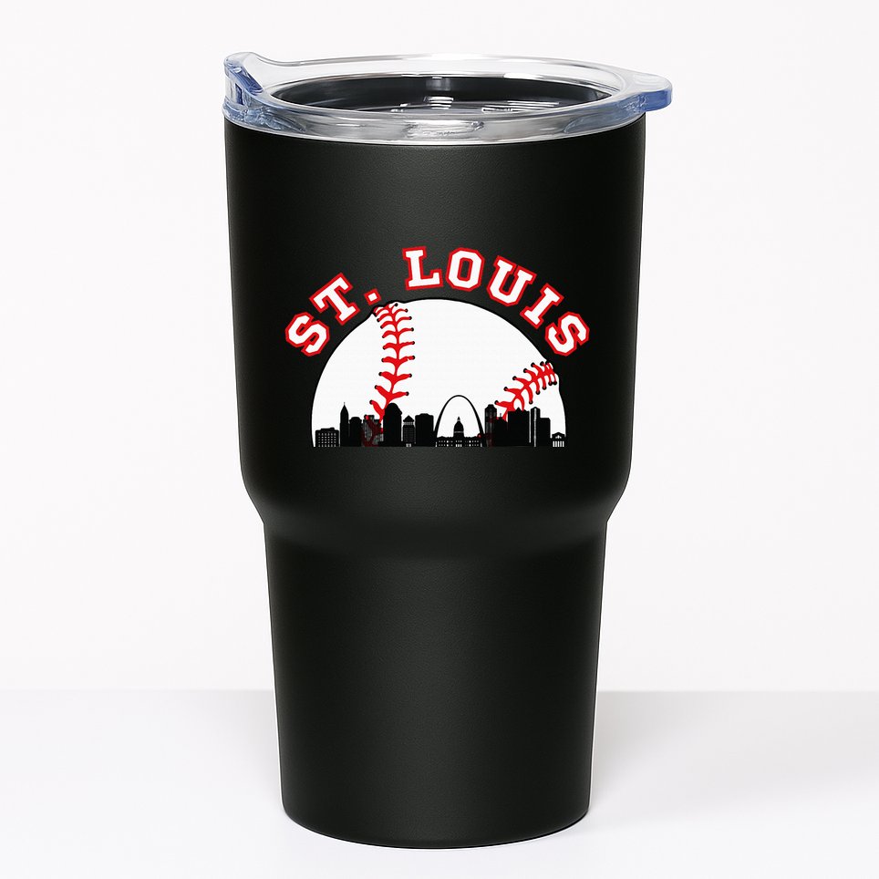 St. Louis Baseball St. Louis Mo Cityscape Stl Skyline Tumbler
