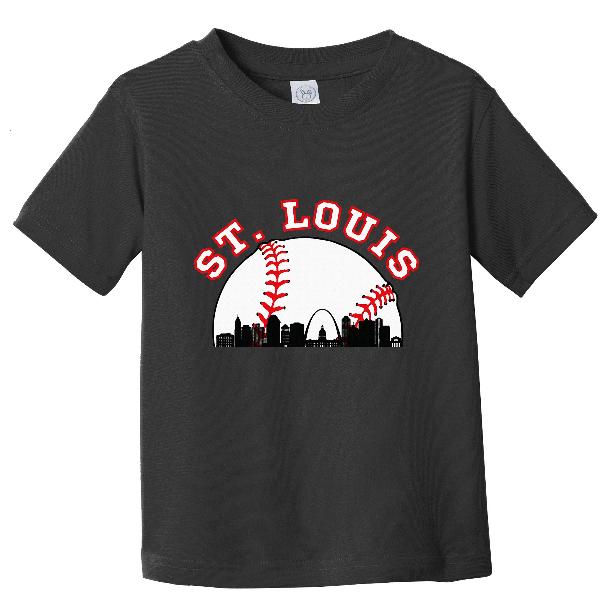St. Louis Baseball St. Louis Mo Cityscape Stl Skyline Toddler T-Shirt