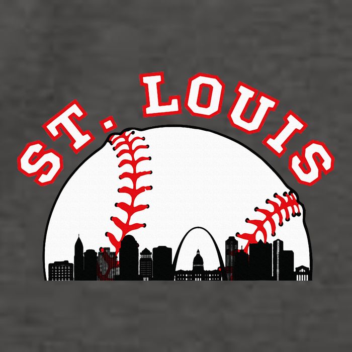 St. Louis Baseball St. Louis Mo Cityscape Stl Skyline Vector Backpack
