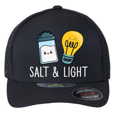 Salt & Light Be Ye Salt Bible Verses Matthew 51316 Christ Flexfit Unipanel Trucker Cap
