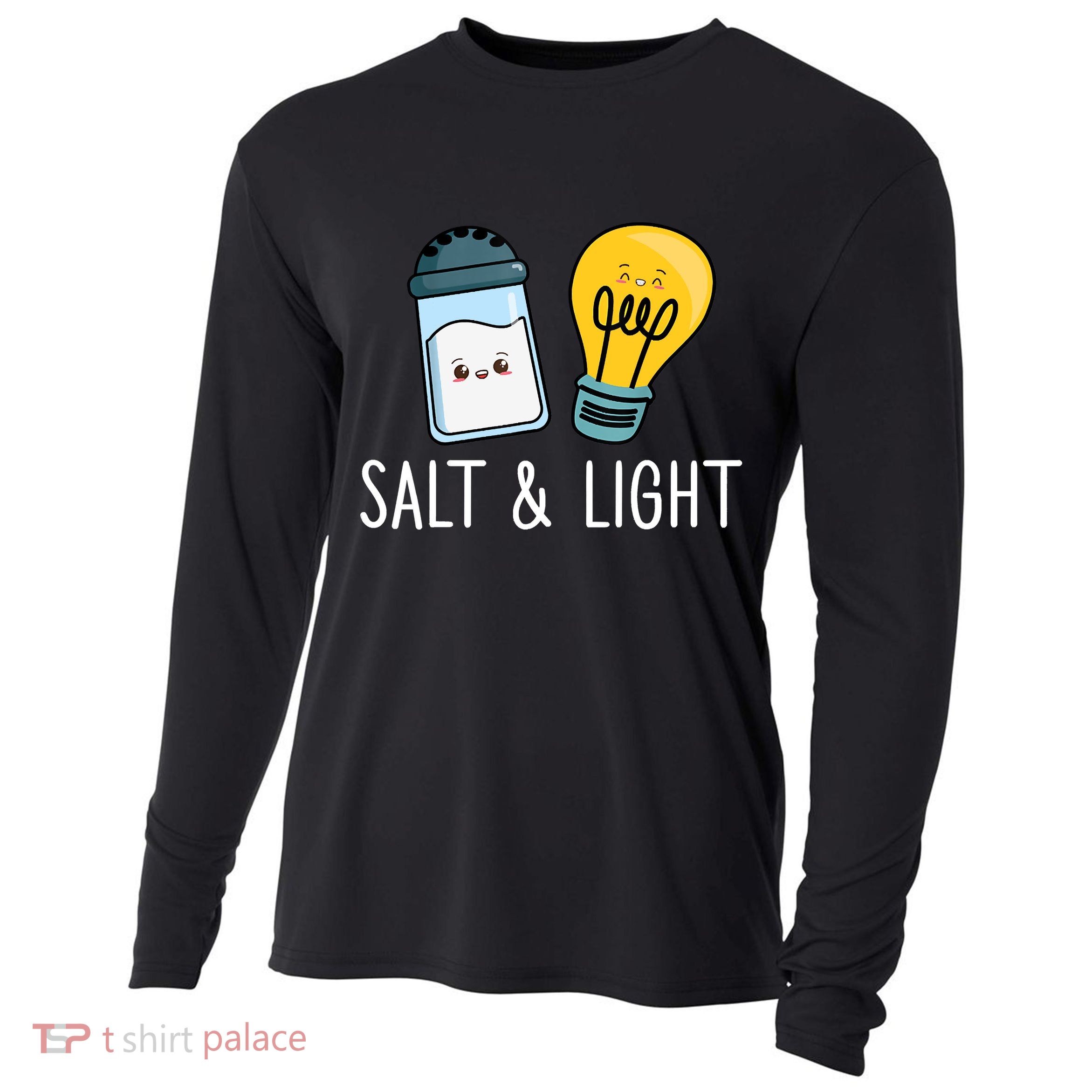 Salt & Light Be Ye Salt Bible Verses Matthew 51316 Christ Cooling Performance Long Sleeve Crew