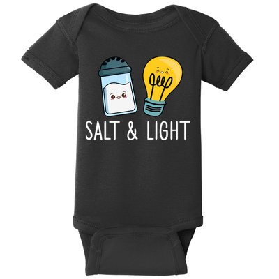 Salt & Light Be Ye Salt Bible Verses Matthew 51316 Christ Baby Bodysuit